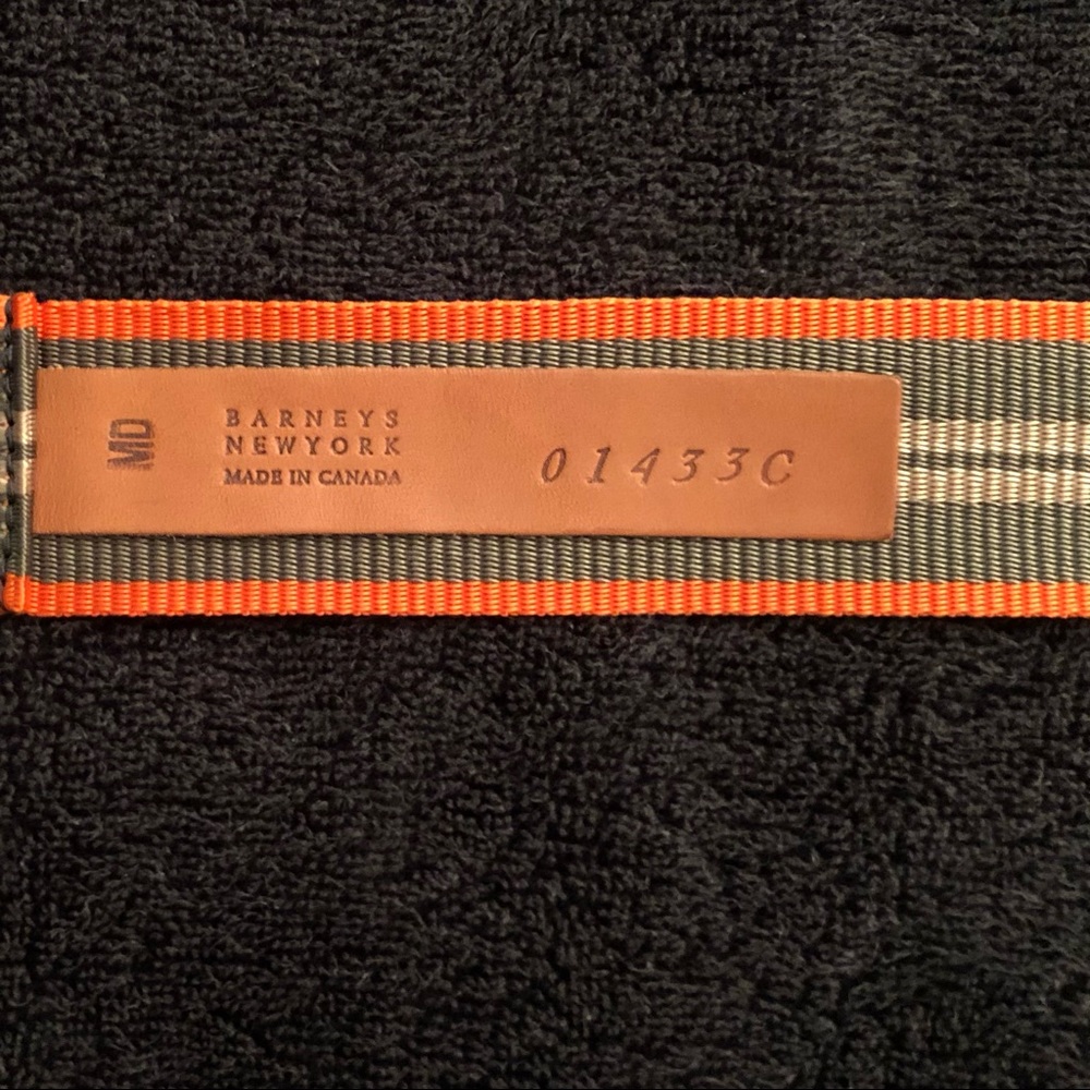 Barneys New York Regiment Stripe Belt - Picture 5 of 5